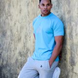 Turquoise Blue Dry-Fit T-Shirt