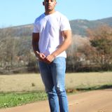 Cotton White Fitted T-Shirt